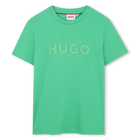 Kurzarm-T-Shirt aus Baumwolle HUGO 
                    BOY