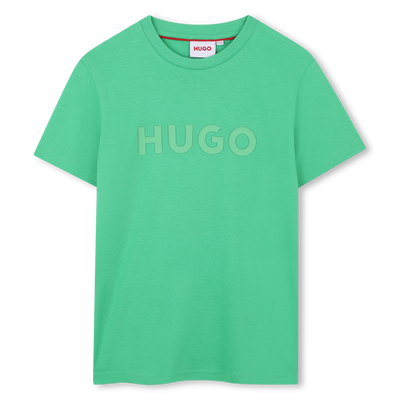 Kurzarm-T-Shirt aus Baumwolle HUGO BOY