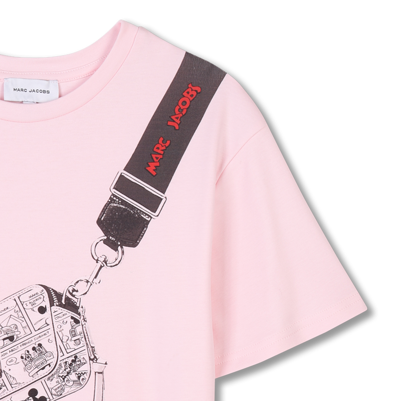 Kurz&auml;rmeliges Baumwollkleid MARC JACOBS 
                        GIRL