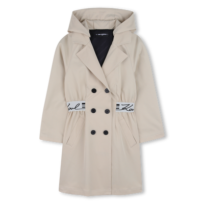 GEF&Uuml;TTERTER TRENCHCOAT KARL LAGERFELD KIDS GIRL