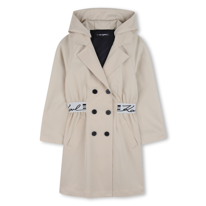 GEF&Uuml;TTERTER TRENCHCOAT KARL LAGERFELD KIDS 
                        GIRL
