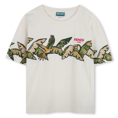 T-Shirt aus Baumwolle KENZO KIDS GIRL