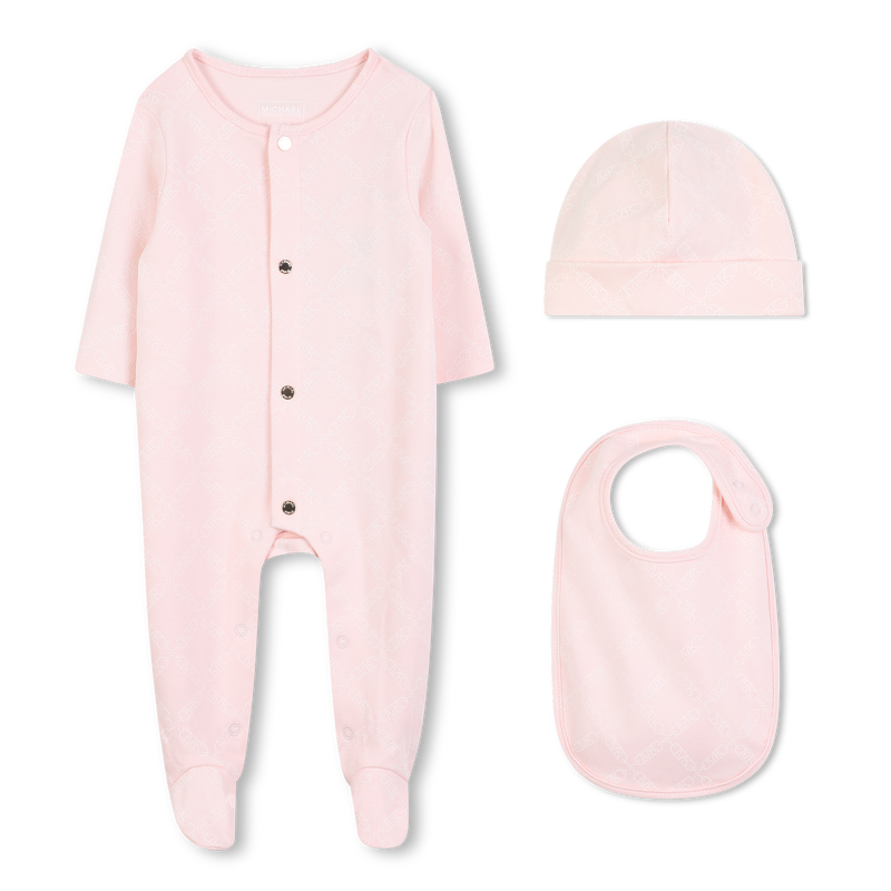 Set aus Pyjama, L&auml;tzchen und M&uuml;tze MICHAEL KORS 
                        GIRL