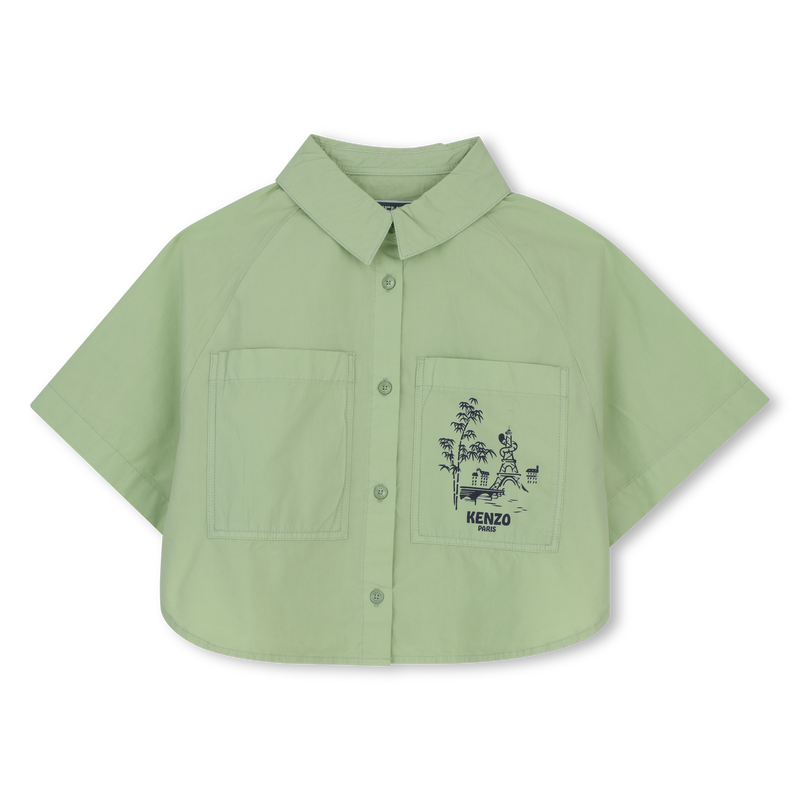 POPLIN HEMD KENZO KIDS 
                        GIRL