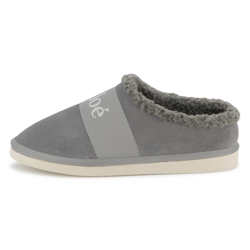 Hausschuhe aus Rindsveloursleder CHLOE 
                        GIRL