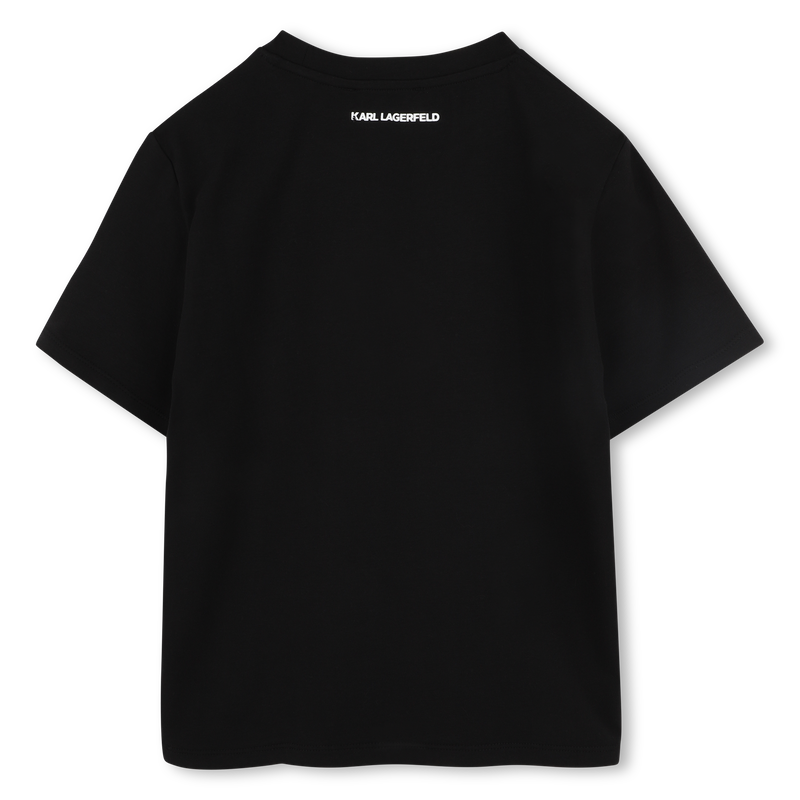 T-Shirt mit Pailletten KARL LAGERFELD KIDS 
                        GIRL