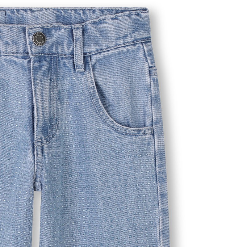 Jeans mit transparentem Strass MARC JACOBS 
                        GIRL