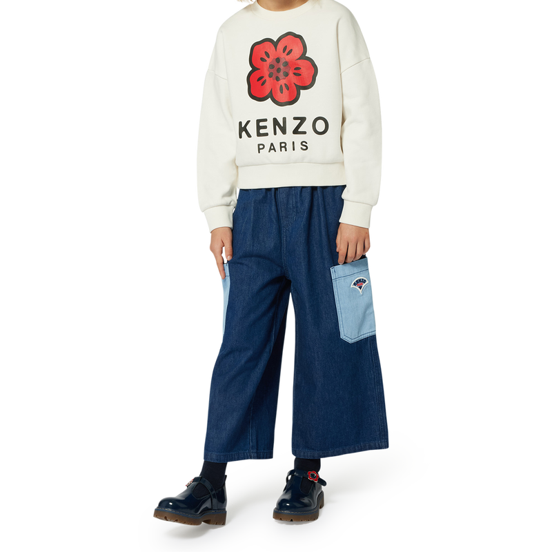 Sweatshirt aus Molton KENZO KIDS 
                        GIRL