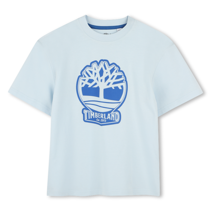 Zweifarbiges T-Shirt mit Logo TIMBERLAND 
                        BOY