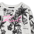 Fleece-sweatshirt KARL LAGERFELD KIDS 
                    GIRL