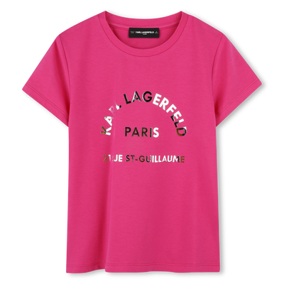 Kurzarm-T-Shirt KARL LAGERFELD KIDS GIRL