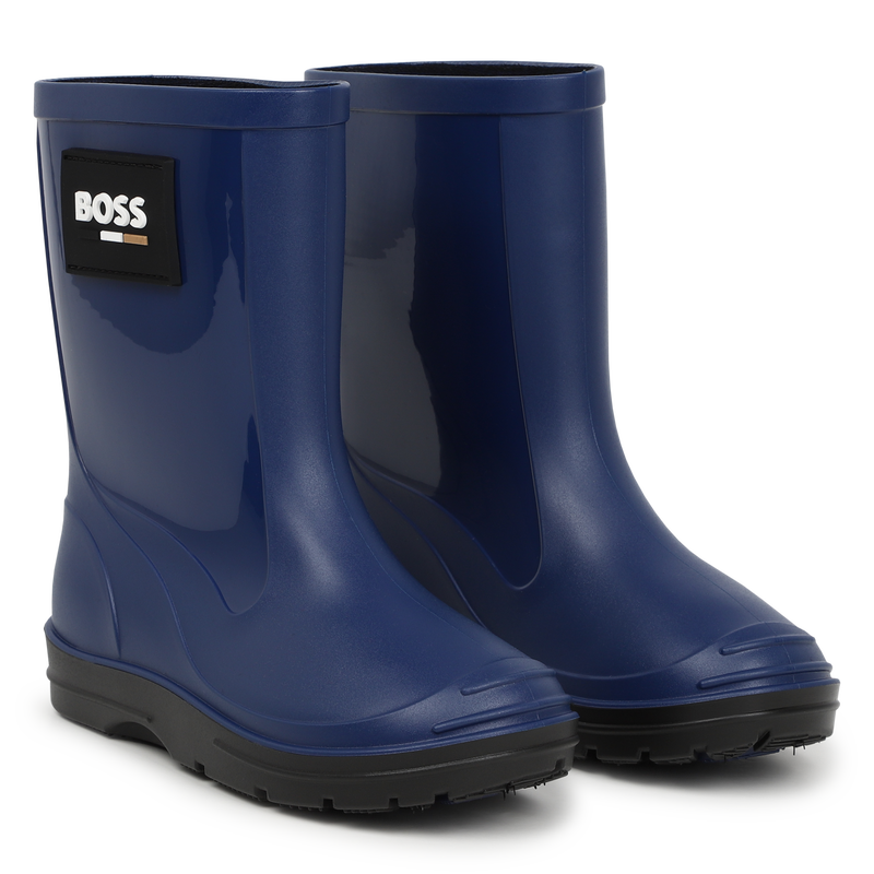 Regenstiefel aus 2 Materialien BOSS 
                        BOY