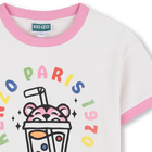 Kurz&auml;rmeliges t-shirt KENZO KIDS 
                    GIRL