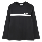 Lang&auml;rmeliges t-shirt BOSS 
                    BOY