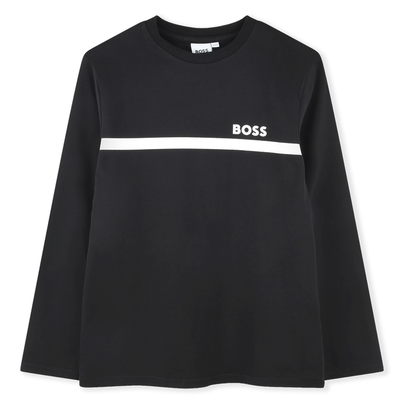 Lang&auml;rmeliges t-shirt BOSS 
                        BOY