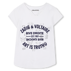 Tunesisches T-Shirt mit Kragen ZADIG VOLTAIRE 
                    GIRL