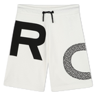 Bermudas mit Stretch-Bund, ELFENBEIN, hi-res