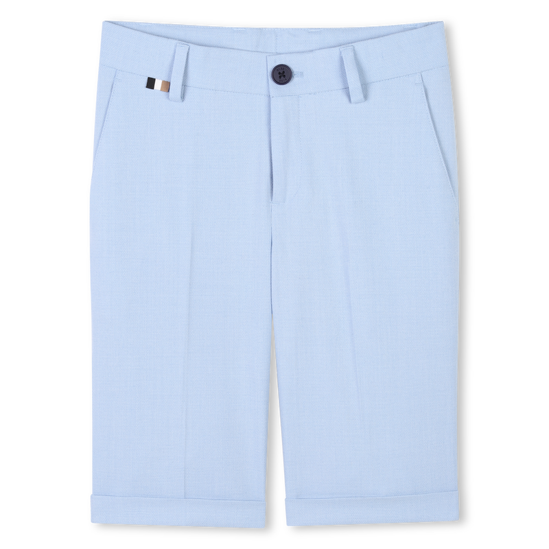 Festliche, einfarbige Bermudas BOSS 
                        BOY