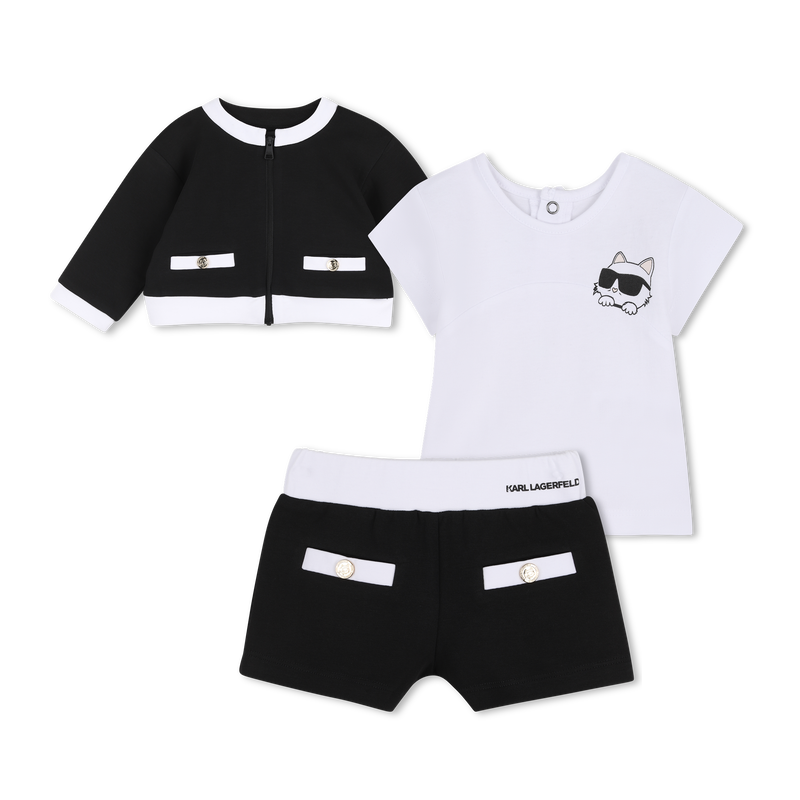 3-TEILIGES SET KARL LAGERFELD KIDS 
                        GIRL