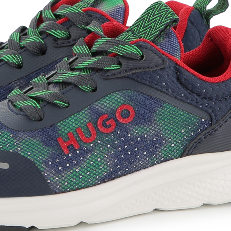 Bedruckte Schn&uuml;rsneaker HUGO 
                        BOY