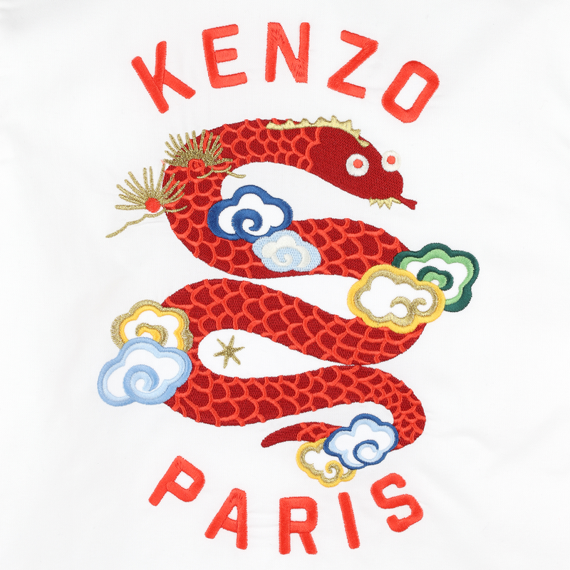 Besticktes Baumwoll-Hemd KENZO KIDS 
                        BOY