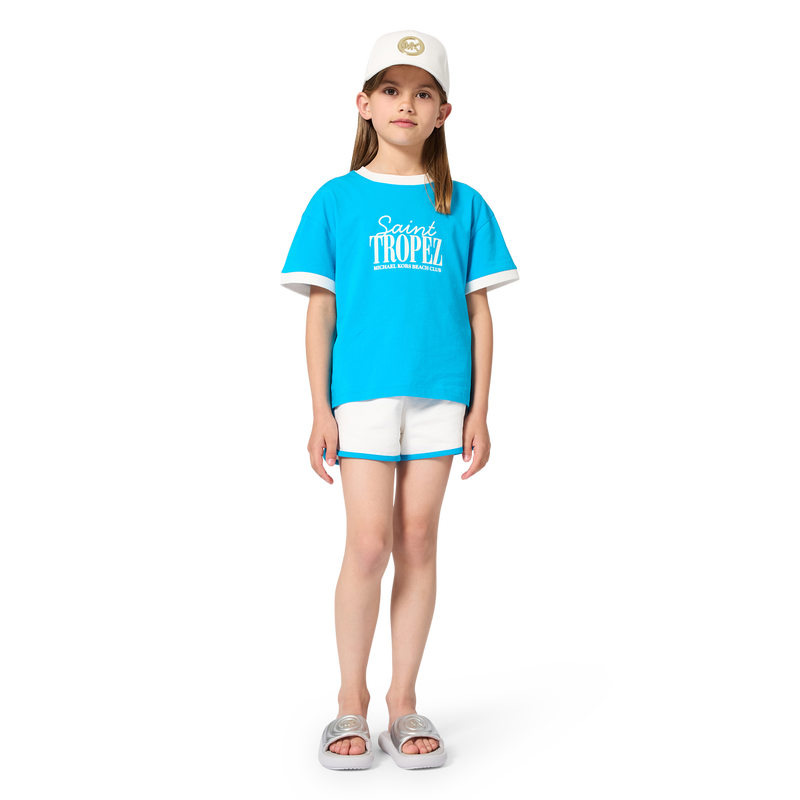 KAPPE MIT GEPR&Auml;GTEM LOGO MICHAEL KORS 
                        GIRL