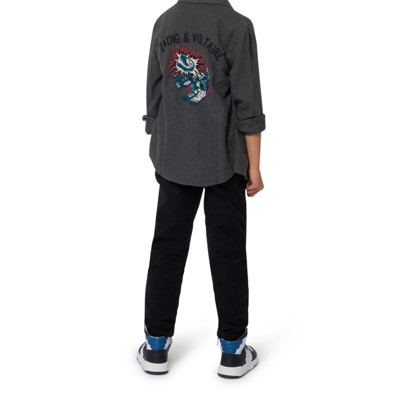 Hemd mit Logo-Stickerei ZADIG & VOLTAIRE 
                        BOY