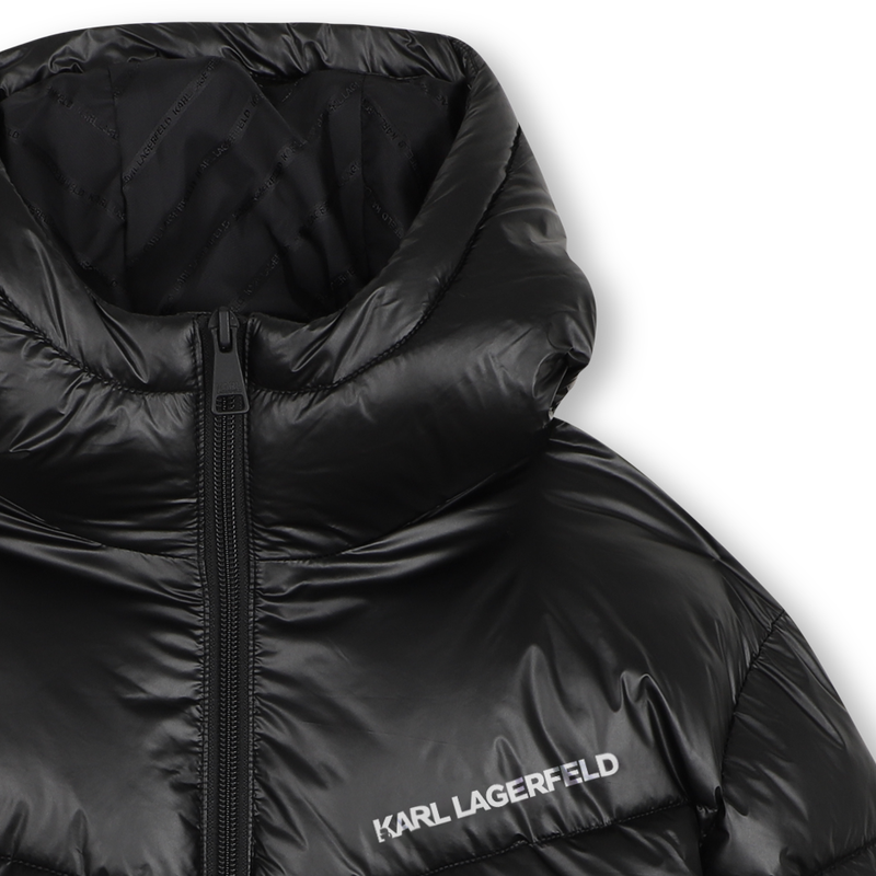 Steppjacke mit Kapuze KARL LAGERFELD KIDS 
                        GIRL
