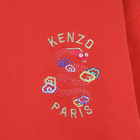 Gerades Kleid mit Stickereien KENZO KIDS 
                    GIRL