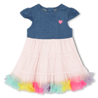S&uuml;&szlig;es Kleid mit R&uuml;schen BILLIEBLUSH 
                    GIRL