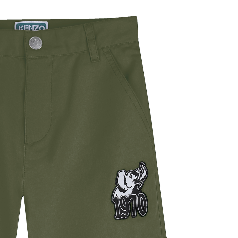 BERMUDASHORTS MIT AUFGESETZTEN TASCHEN KENZO KIDS 
                        BOY