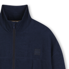 Strickjacke aus satinierter Baumwolle BOSS 
                    BOY