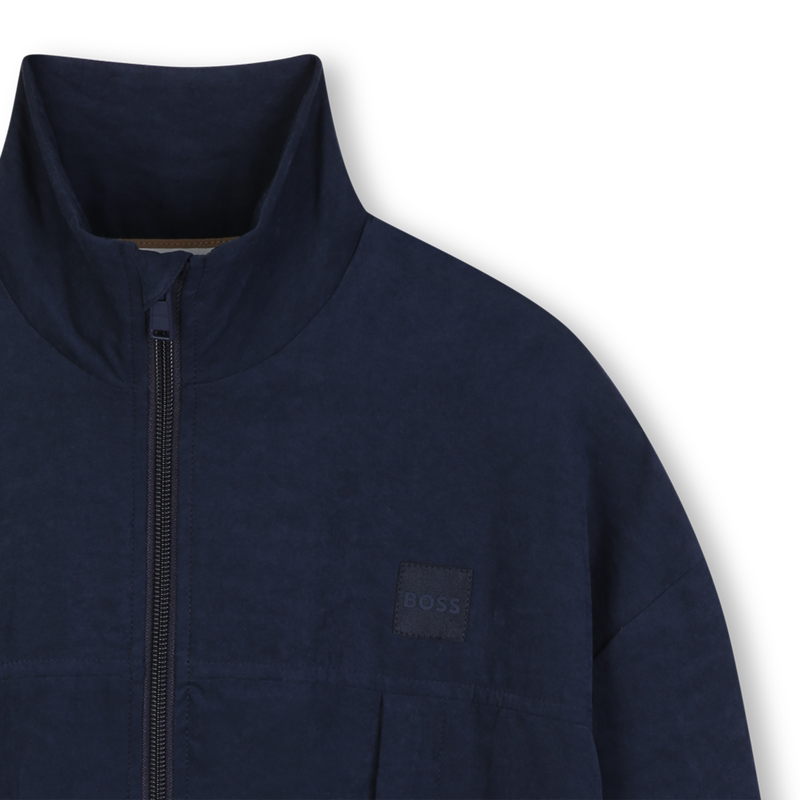 Strickjacke aus satinierter Baumwolle BOSS 
                        BOY