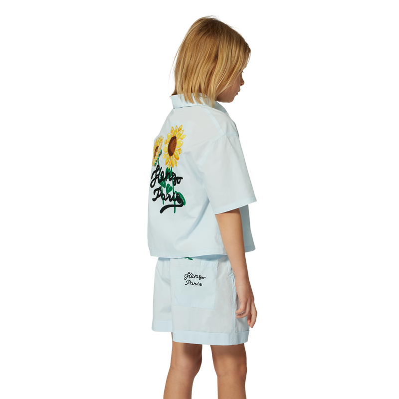 Kurz&auml;rmeliges Hemd KENZO KIDS 
                        GIRL