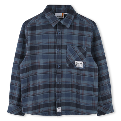 Kariertes Baumwoll-Overshirt TIMBERLAND BOY