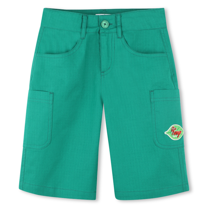 Kurze Cargohose aus Baumwolle KENZO KIDS 
                        BOY