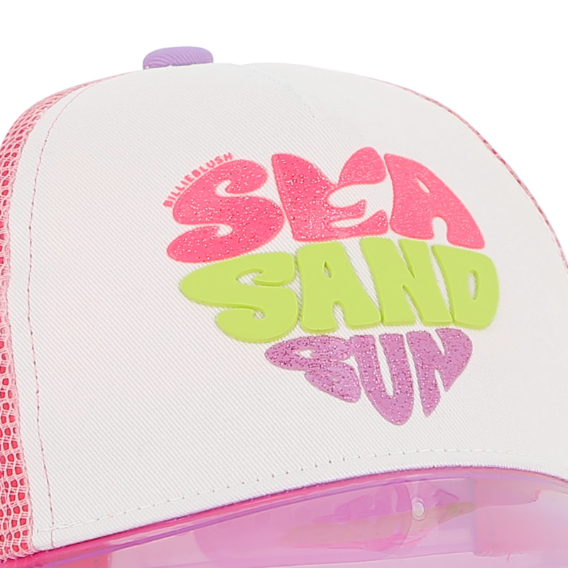 KAPPE MIT TRANSPARENTEM VISIER BILLIEBLUSH 
                        GIRL