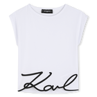 Kurz&auml;rmeliges t-shirt KARL LAGERFELD KIDS 
                    GIRL