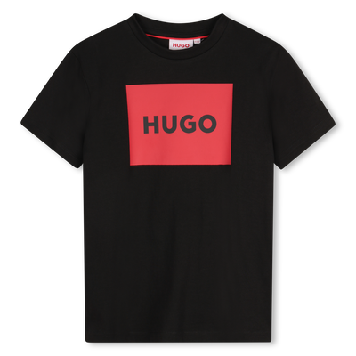Kurzarm-T-Shirt aus Baumwolle HUGO BOY