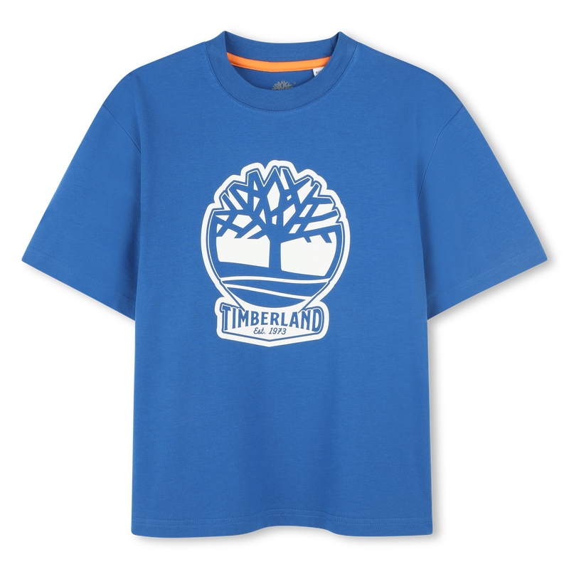 Zweifarbiges T-Shirt mit Logo TIMBERLAND 
                        BOY