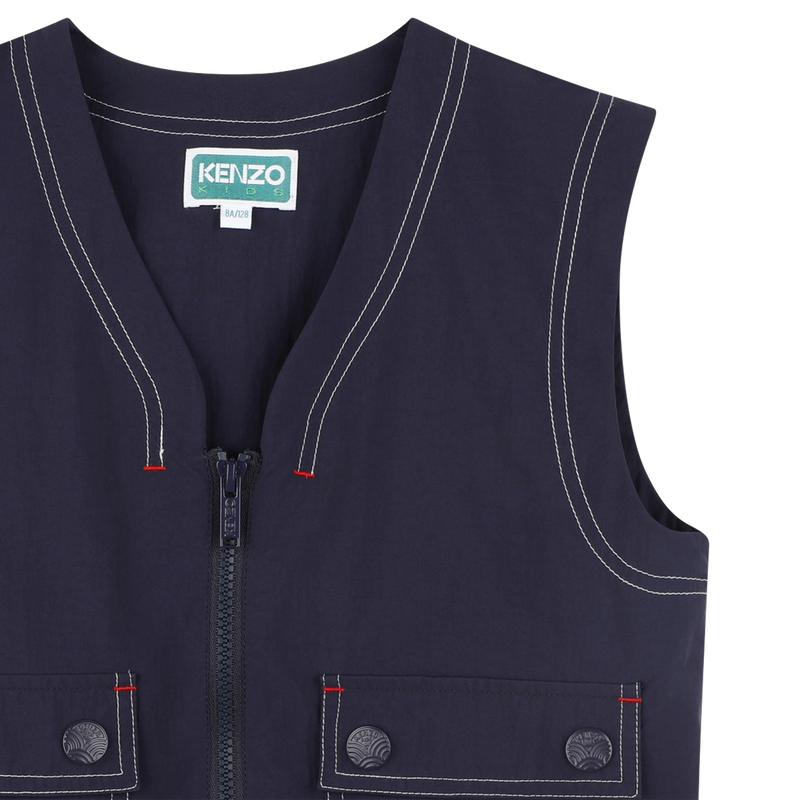 &Auml;rmellose Weste KENZO KIDS 
                        BOY