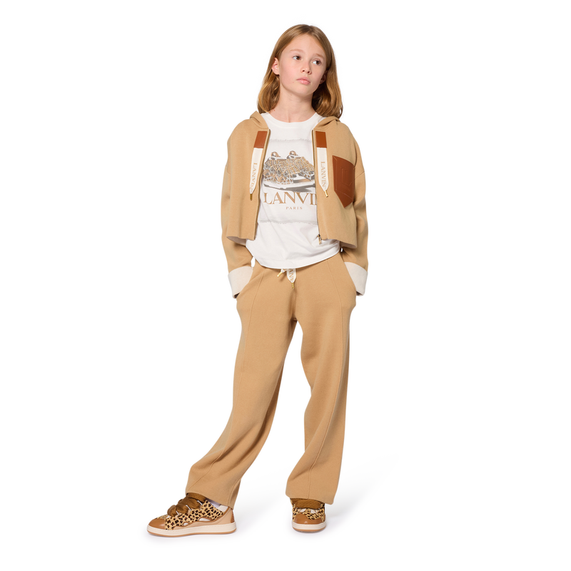 Cardigan aus Strick mit Kapuze LANVIN 
                        GIRL