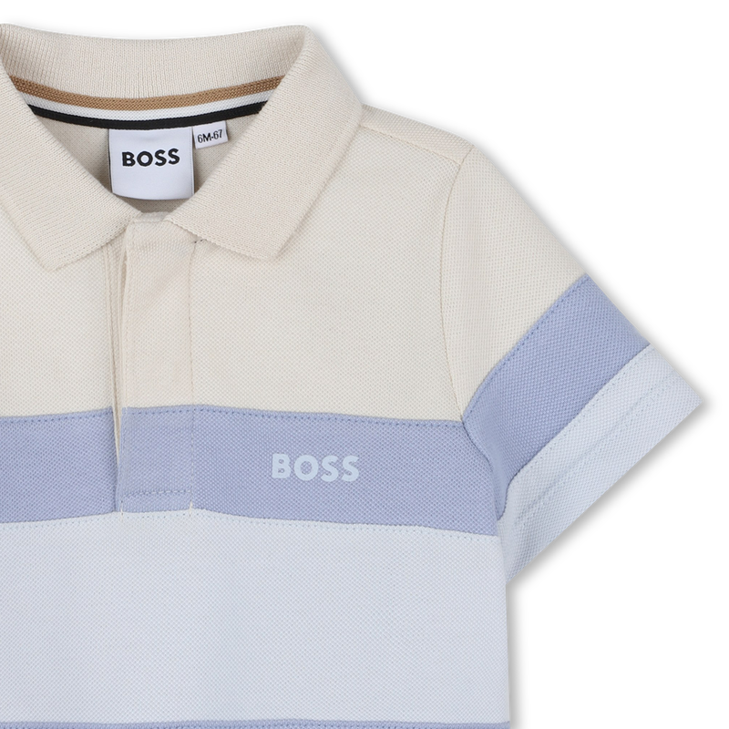 KURZ&Auml;RMELIGES POLOSHIRT BOSS 
                        BOY