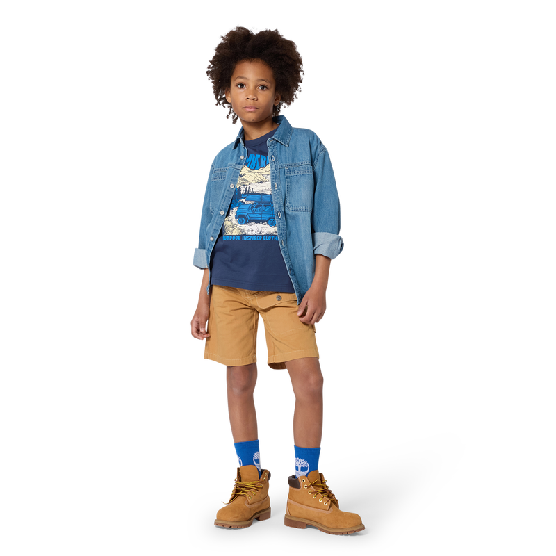 KURZ&Auml;RMELIGES T-SHIRT TIMBERLAND 
                        BOY