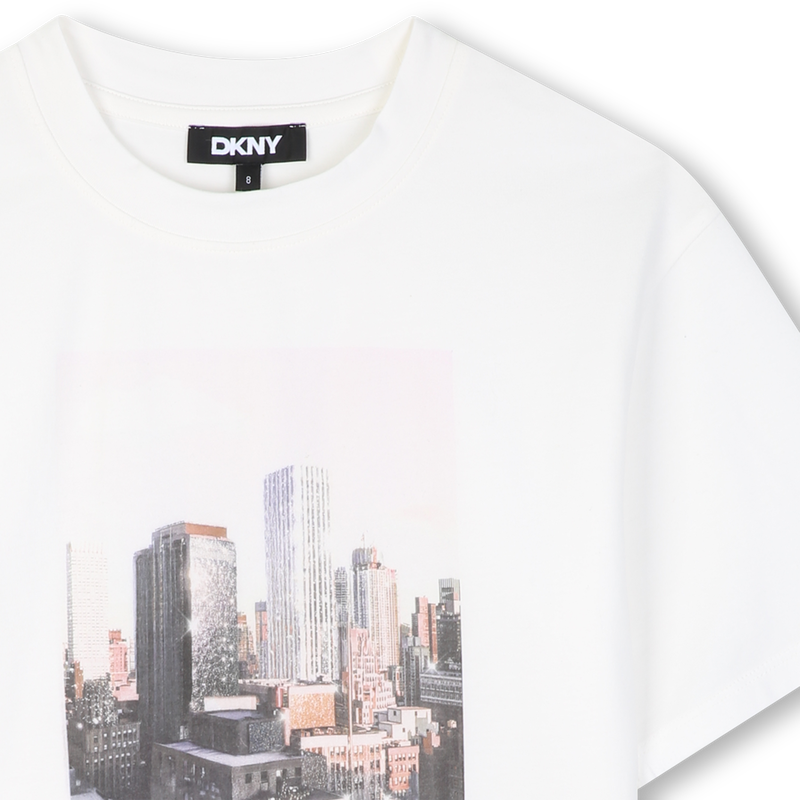 T-Shirt mit kurzen &Auml;rmeln DKNY 
                        GIRL