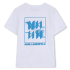 Kurz&auml;rmeliges t-shirt KARL LAGERFELD KIDS 
                    BOY
