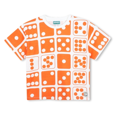 T-Shirt mit kurzen &Auml;rmeln KENZO KIDS UNISEX