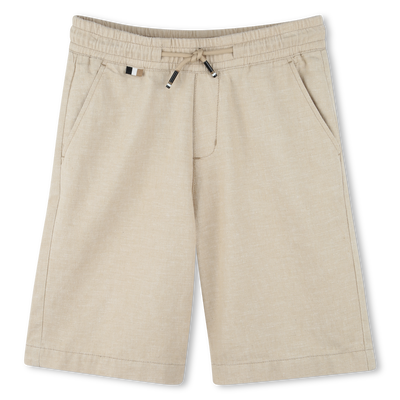 Leinen- und Baumwoll-Bermudas BOSS BOY