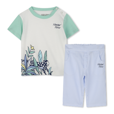 T-Shirt und Hose aus Baumwolle KENZO KIDS BOY