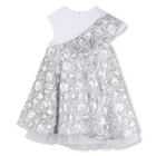 Zeremonienkleid aus bi-material KARL LAGERFELD KIDS 
                    GIRL